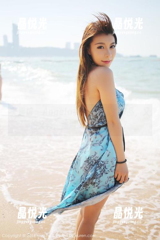 美媛馆 - Angela小热巴的写真作品，又油又亮，难道我该自省一下？