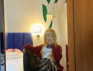 芋圆侑子写真，围裙和壁纸，那些边缘的细腻总让我百思不得其解